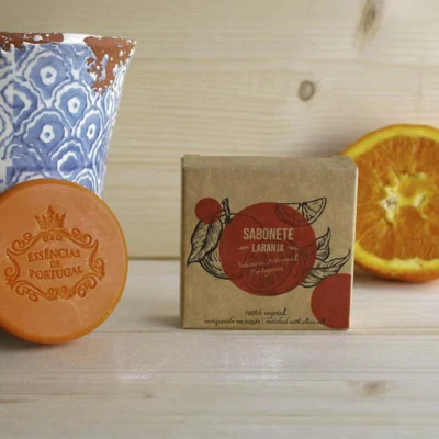 coleção sentidos - sabonete - laranja