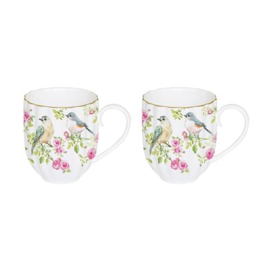 Conjunto 2 canecas de porcelana 300 ml PRIMAVERA