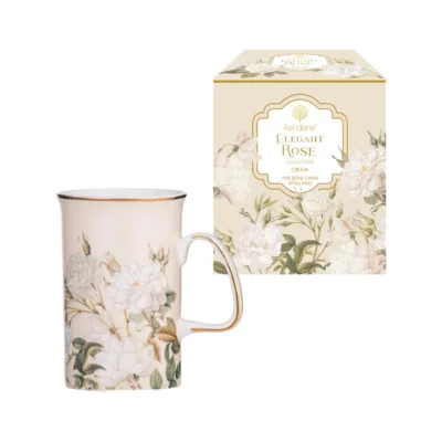 caneca elegante rose cream