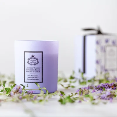 vela natura - Lavanda e tomilho