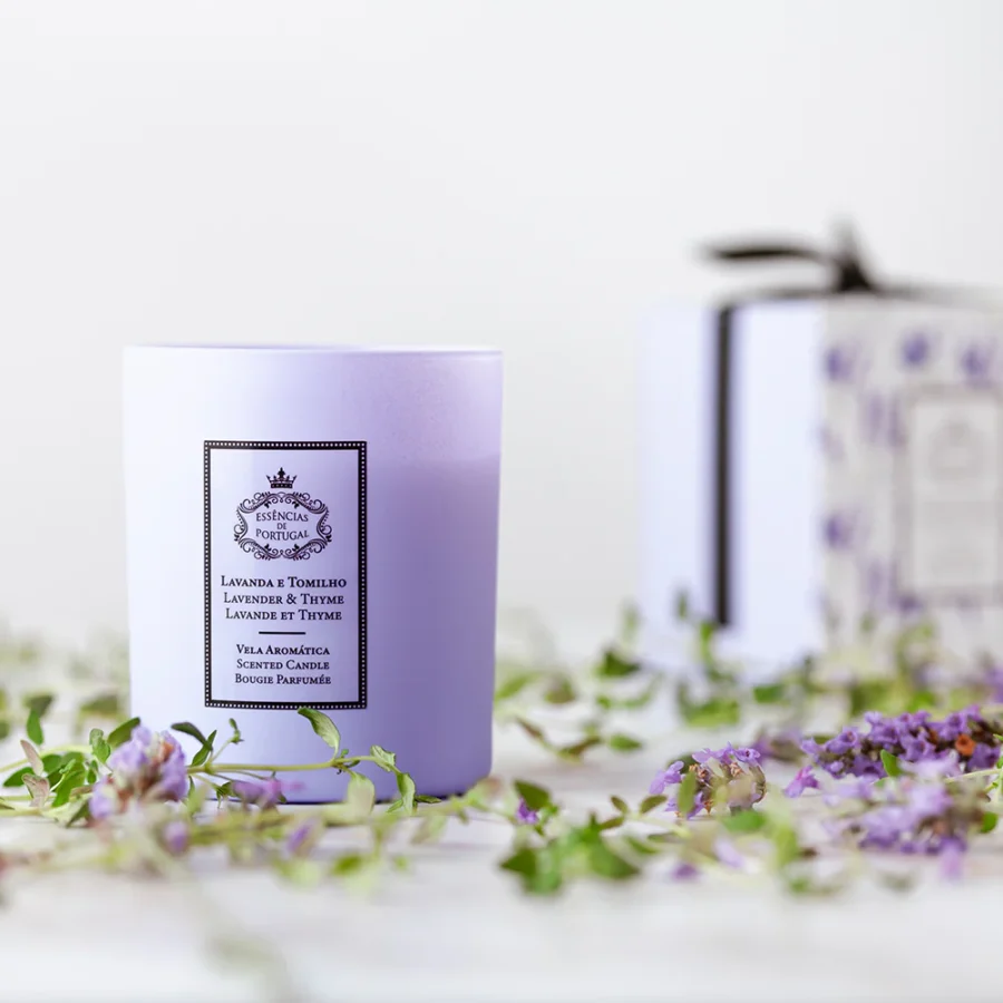 vela natura - Lavanda e tomilho