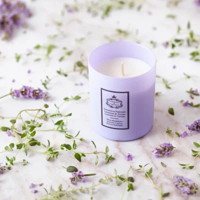 vela natura - Lavanda e tomilho