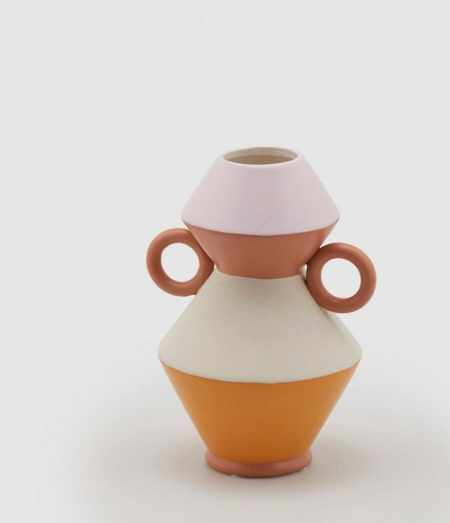 vaso geometrico woman, mulher, decorativo, versátil, rústico, artesanal, home decor