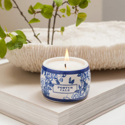 Conjunto de Velas Aromáticas Gold & Blue 70g x 3