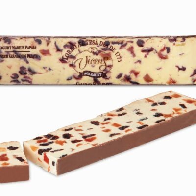 Nougat de iogurte com mirtilo e mamão papaia 300g