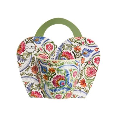 Caneca com Funda Têxtil “Ethnic” – Padrão Floral