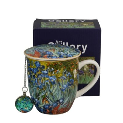 Caneca de Infusão “Íris” de Van Gogh – Porcelana – 40 cl