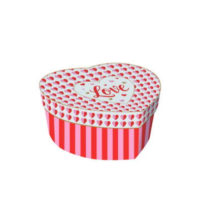 Conjunto de 2 Chávenas de Café “Cuoricini” com Colheres – Porcelana