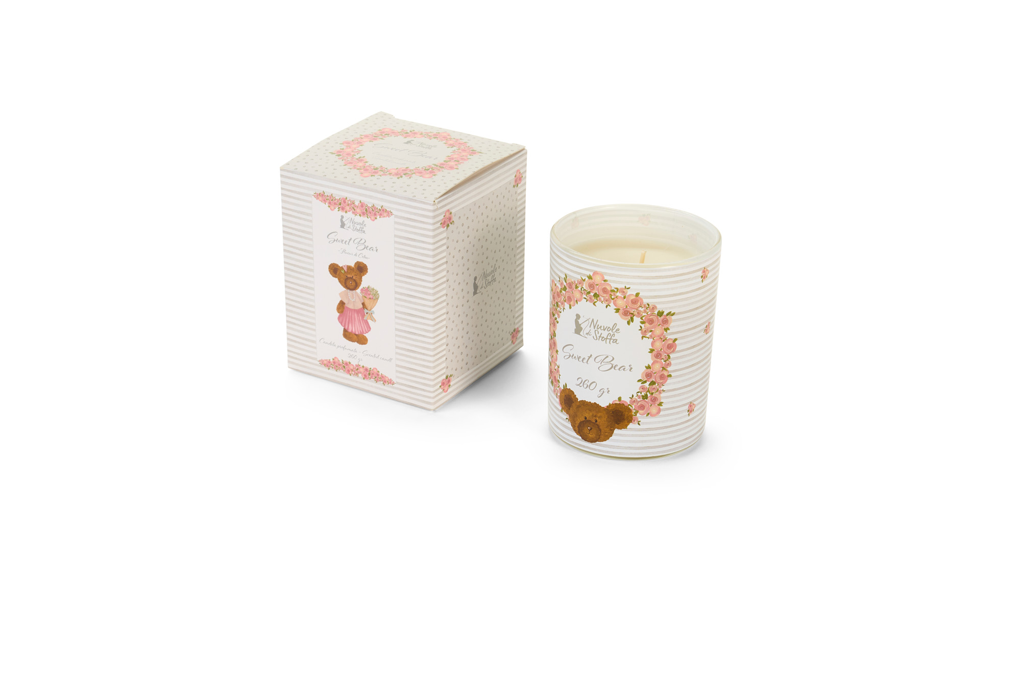 SFI260104 Sweet Bear – Vela Perfumada em Vidro Decorativo